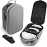 Hard carrying case has a large storage space to compatible with Oculus/Meta Quest2/Pro, PICO4/Pro and various types of third-party, two touch controllers, and other accessories,such as cables or anything you like.